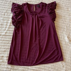 Beautiful Plum Ann Taylor Top size L